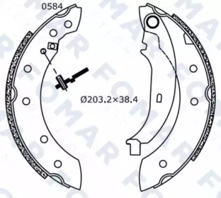 FOMAR FRICTION FO 0584